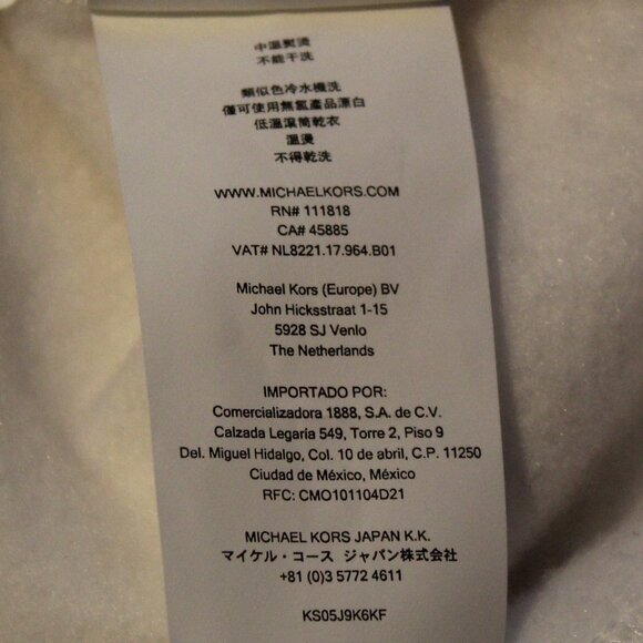 Michael Kors Sweater Men's White Large Cotton Polyester Pullover - Picture 9 of 11